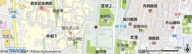 武生深草郵便局周辺の地図