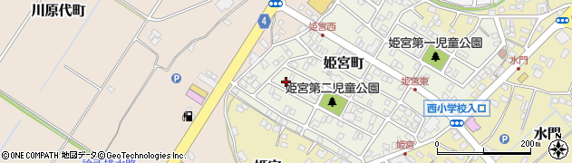 茨城県龍ケ崎市姫宮町51周辺の地図