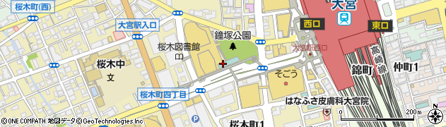 埼玉県　警察本部埼玉県警察再交付・国外運転免許センター周辺の地図
