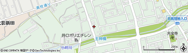 埼玉県日高市高萩2470周辺の地図