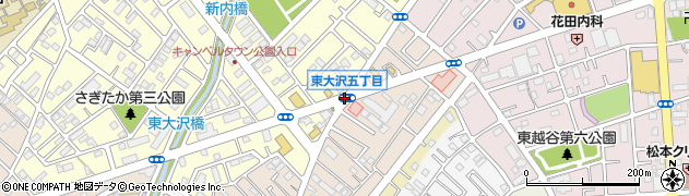 東大沢５周辺の地図