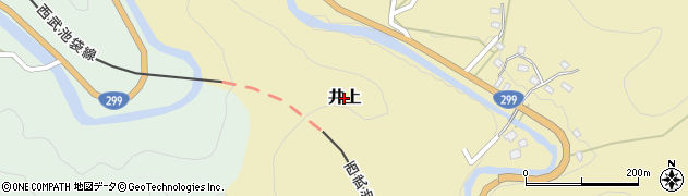 埼玉県飯能市井上周辺の地図