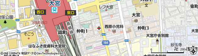 埼玉縣信用金庫大宮支店周辺の地図
