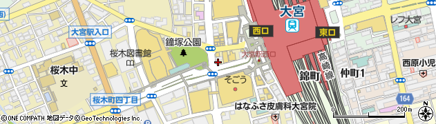 埼玉県さいたま市大宮区桜木町1丁目1-18周辺の地図