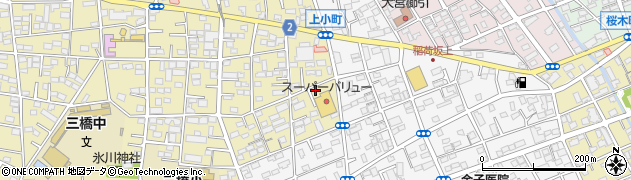 埼玉県さいたま市大宮区三橋1丁目1523周辺の地図