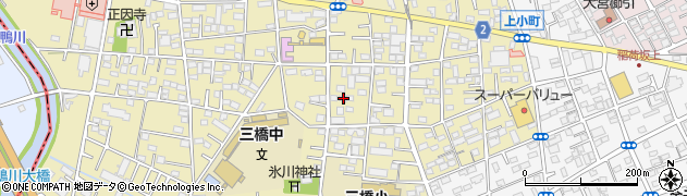 埼玉県さいたま市大宮区三橋1丁目1374周辺の地図