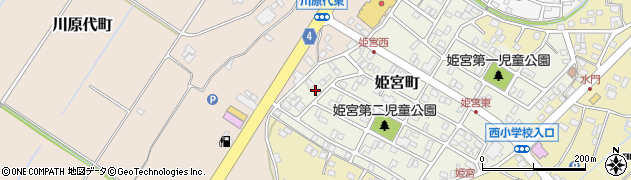 茨城県龍ケ崎市姫宮町23周辺の地図