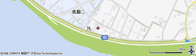 千葉県香取市篠原ロ368周辺の地図
