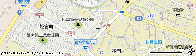 茨城県龍ケ崎市姫宮町282周辺の地図