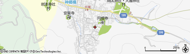 福井県越前市大滝町周辺の地図