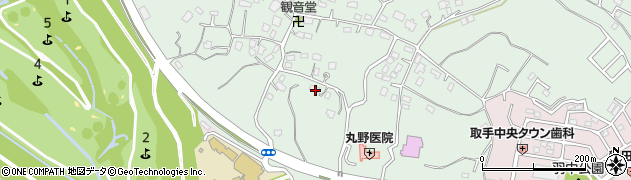 茨城県取手市稲1048周辺の地図