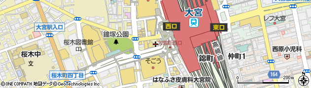埼玉県さいたま市大宮区桜木町1丁目1-26周辺の地図