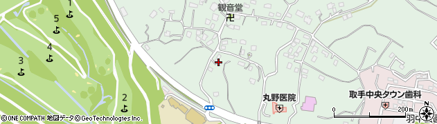 茨城県取手市稲901周辺の地図
