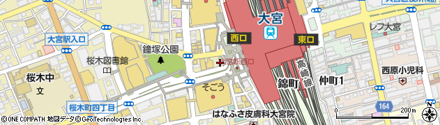 埼玉県さいたま市大宮区桜木町1丁目1-27周辺の地図