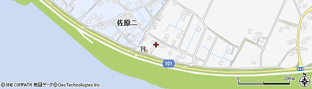 千葉県香取市篠原ロ369周辺の地図