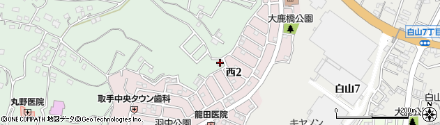 茨城県取手市稲362周辺の地図