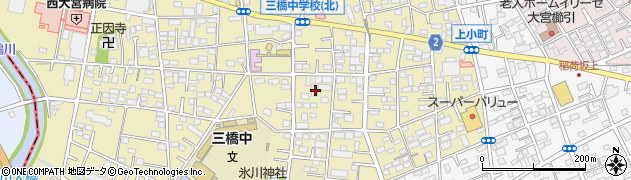 埼玉県さいたま市大宮区三橋1丁目1362周辺の地図