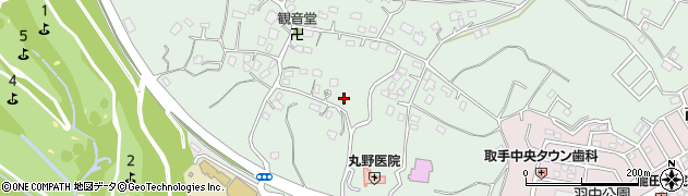 茨城県取手市稲1091周辺の地図