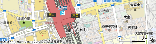 肉和食 TOMORI ともり 大宮店周辺の地図