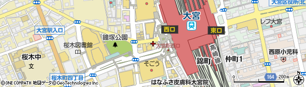 埼玉県さいたま市大宮区桜木町1丁目1-4周辺の地図