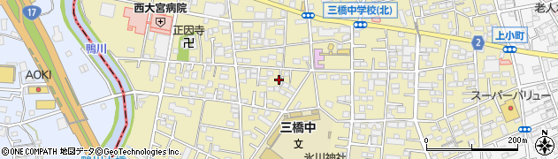 埼玉県さいたま市大宮区三橋1丁目1256周辺の地図