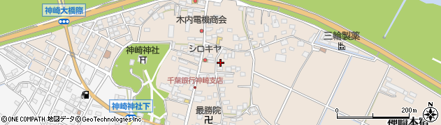 千葉県香取郡神崎町神崎本宿2121周辺の地図