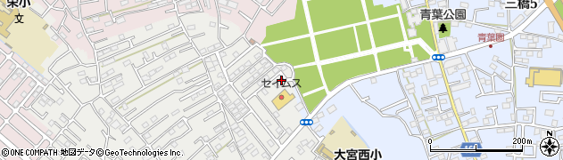 佐知川原公園周辺の地図