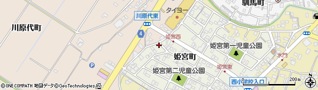 茨城県龍ケ崎市姫宮町19周辺の地図