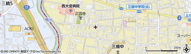 埼玉県さいたま市大宮区三橋1丁目1140周辺の地図