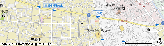 埼玉県さいたま市大宮区三橋1丁目1496-2周辺の地図