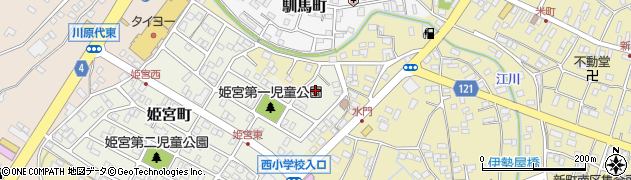 茨城県龍ケ崎市姫宮町270周辺の地図