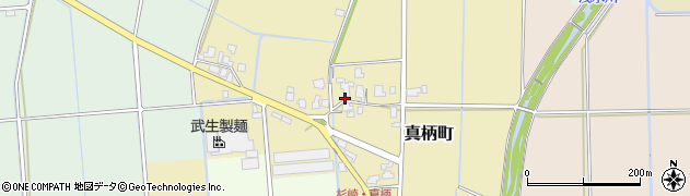 福井県越前市真柄町周辺の地図