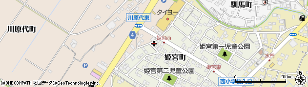 茨城県龍ケ崎市姫宮町78周辺の地図