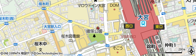 埼玉県さいたま市大宮区桜木町2丁目153周辺の地図