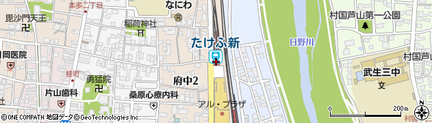 福井鉄道株式会社　嶺北営業所高速バス予約専用周辺の地図