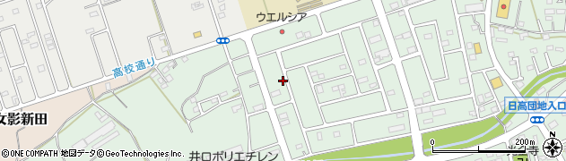 埼玉県日高市高萩2443周辺の地図