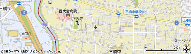埼玉県さいたま市大宮区三橋1丁目1228周辺の地図