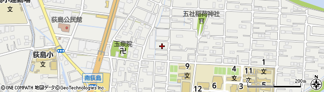 埼玉県越谷市南荻島3817周辺の地図