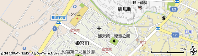 茨城県龍ケ崎市姫宮町225周辺の地図