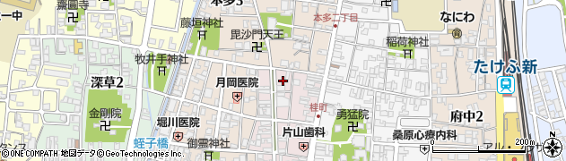 福井県越前市桂町9周辺の地図