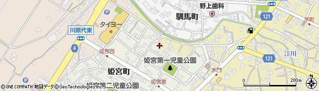 茨城県龍ケ崎市姫宮町7953周辺の地図