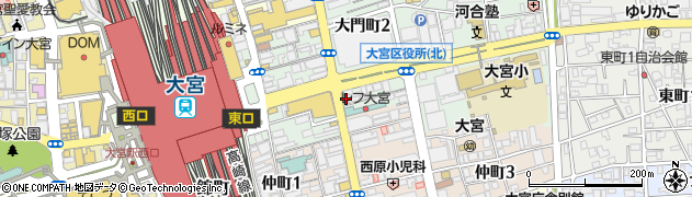 三井住友銀行大宮支店周辺の地図