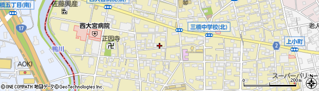 埼玉県さいたま市大宮区三橋1丁目1214周辺の地図