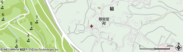 茨城県取手市稲1149周辺の地図