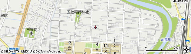埼玉県越谷市南荻島3469周辺の地図