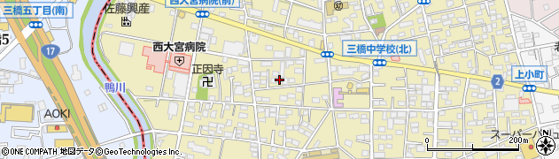 埼玉県さいたま市大宮区三橋1丁目1221周辺の地図
