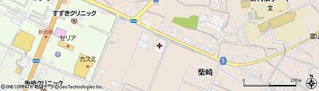 栗原紙材株式会社　新利根事業所周辺の地図