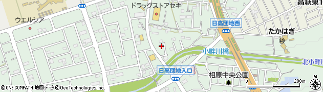 埼玉県日高市高萩2274周辺の地図