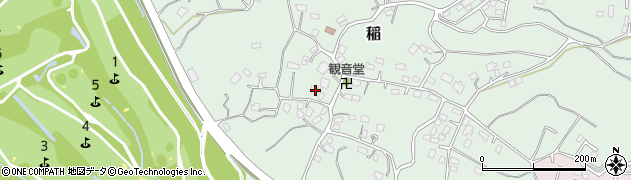 茨城県取手市稲1147周辺の地図