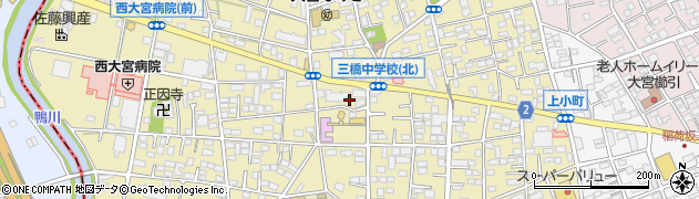 埼玉県さいたま市大宮区三橋1丁目1338周辺の地図